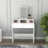 Hanah Home Sto za šminkanje Luna, 80x40x85.9 cm, Beli