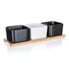 BANQUET BRILLANTE Komplet posod iz bambusa 28,2 x 9,8 x 7 cm, 3 + 1 kos