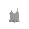 Bershka Top pegasto siva