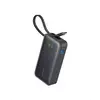 Nano 10000mAh, 30W, sa ugrađenim USB-C kablom, Power Bank crni
