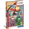 Ironman in čudoviti prijatelji 2x20-delna Supercolor sestavljanka - Clementoni