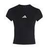 ADIDAS SPORTSWEAR Funkcionalna majica Essentials 3-Stripes Padded Slim Baby črna / bela