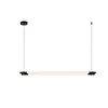 Rabalux Visilica Nivaro, LED, 28W, 3000K, 120cm, Crno-bela