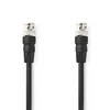 Nedis BNC video kabel | BNC moški | BNC moški | BNC moški | Ponikljano | 75 ohmov | 2,00 m | Okrogla | PVC | Črna | Oznaka