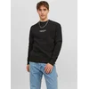 JACK & JONES Majica, črna