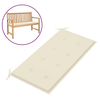 Jastuk za vrtnu klupu krem 100x50x4 cm od tkanine Oxford
