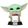Figurica Funko Pop! Star Wars: The Mandalorian in Grogu - Grogu s prigrizkom - Flocked, Special Edition #825