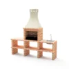 Movelar Khiva Plus + Modul - delovni pult + Modul - umivalnik s pipo - oranžna