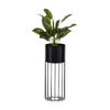 Metalna saksija LOFT 55x20 cm crna