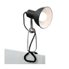Briloner 2790-015 - Lampa sa klipsom FIX 1xE14/8W/230V crna/sjajni hrom