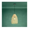 Eglo 390237 - Luster na sajli SAMBUCONA 1xE27/40W/230V prečnik 35 cm bambus