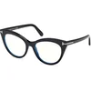 Tom Ford Ženski okvir za dioptrijske naočare Blue block 0FT6091-B 153, Crni