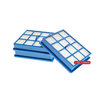 VACS Hepa filter PHILIPS FC 8663 PerformerActive - 3 kom
