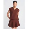 Dilvin Pulover Pullover kostanj rjava