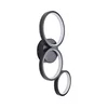 LED zidna svetiljka FLAMENCO LED/23W/230V 4000K crna