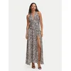 Bardot Cocktail obleka Oskar 60529DB Rjava A-Line Fit