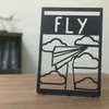 Aberto Design Dekorativna figura Fly Pod, 2 mm, Crna