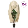 Navlake za biljke od flisa s patentom 4 kom 70 g/m2 3,93x3,5 m