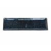 MIJ Suši krožnik Vrstice 33x10 cm temno modra