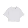 PUMA Class Relaxed Cropped Graphic Tee Youth, Age, White Glow Heather, 11-12Y