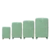 Set kofera 4u1 u zelenoj boji - Ripple dezen