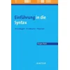 Einfuhrung in die Syntax