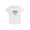 TOMMY HILFIGER Majica vijolično modra / sivka / off-bela