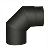 Dimno koleno 200 mm/90 stopinj t.1,5 mm ČERNO