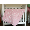 Bebi ćebe Emboss - 100x120cm Happy days Pink ( VLK000363-HappydaysPink )