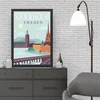 Wallity Uramljena slika Stockholm, 35x45 cm