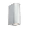 Markslöjd 109112 - prigušiva LED spoljna zidna svetiljka ALOR 2xLED/4,9W/230V IP65 srebrna