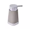 Doza za milo Tendance 6234165 PVC/krom, sivorjava