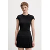Adidas Ženska majica W Coq Tee Black JZ0278, Okrugli izrez, Crna