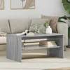 Kava Stol Siva Sonoma 80 x 50 x 40 cm Konstruirano drvo
