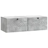 TV ormar za zid Betonska siva 99 x 41 x 30 cm Konstruirano drvo