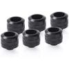 Alphacool Eiszapfen PRO 16mm HardTube fiting G1/4 - tamno crni / paket 6 komada