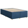 Vidaxl Posteljni okvir brez vzmetnice moder 120x190 cm blago