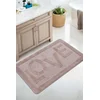 Lessentiel Maison Prostirka za kupatilo Love, 60x100 cm, Braon
