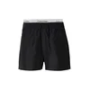Calvin Klein Swimwear Kratke kopalne hlače črna / bela