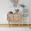 Hanah Home Noćni ormarić, 60?x61x40 cm, Šareni