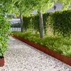 vidaXL Robovi trave 20 pcs 103 x 25 cm Jeklo Rjav
