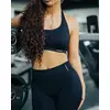 Avenox Ženski sportski top Aura Seamless, Crni