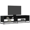 TV ormarić crni 180,5x40x46 cm izrađeno drvo