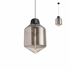 Redo 01-1773 - Luster na sajli AMNO 1xE27/42W/230V, prečnik 26 cm, siva