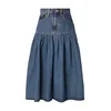 LEVIS Krilo Yoked Pleated Skirt moder denim