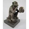 Casa Padrino bronze decorative figure monkey H. 14 cm - Bronze sculpture - Decorative accessories