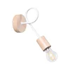 Sollux SL.1473 - Zidna lampa EMBER 1xE27/15W/230V bela/bež/buk