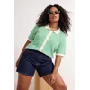 Trendyol Curve Ženska bluza Tbbss25Af00115, Zelena