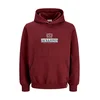 Jack & Jones Junior Majica JORFREDERIKSBERG bordo/črna/bela