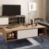 HANAH HOME Mistico Walnut White 2